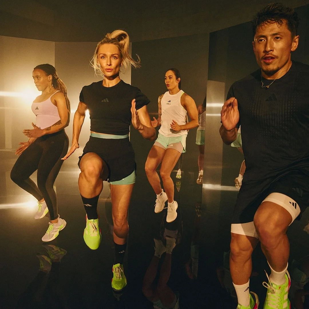 A group of women in a dance class