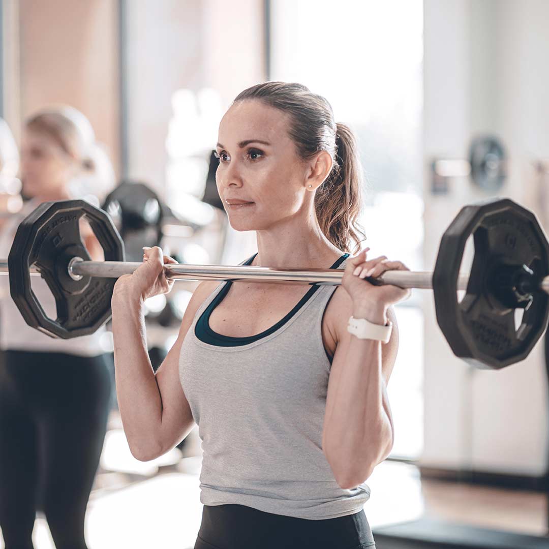 Group of people in a strength class