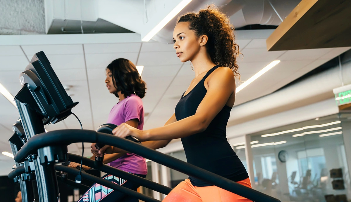 woman on stairmaster